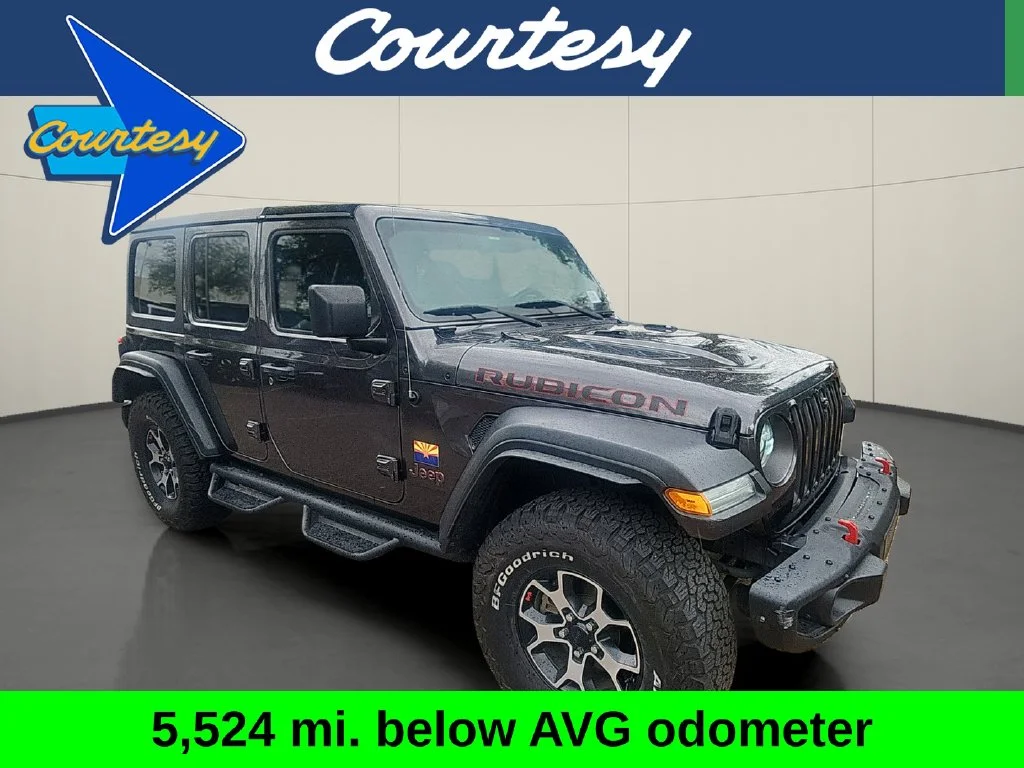Used 2021 Gray Jeep Unlimited Rubicon image 1