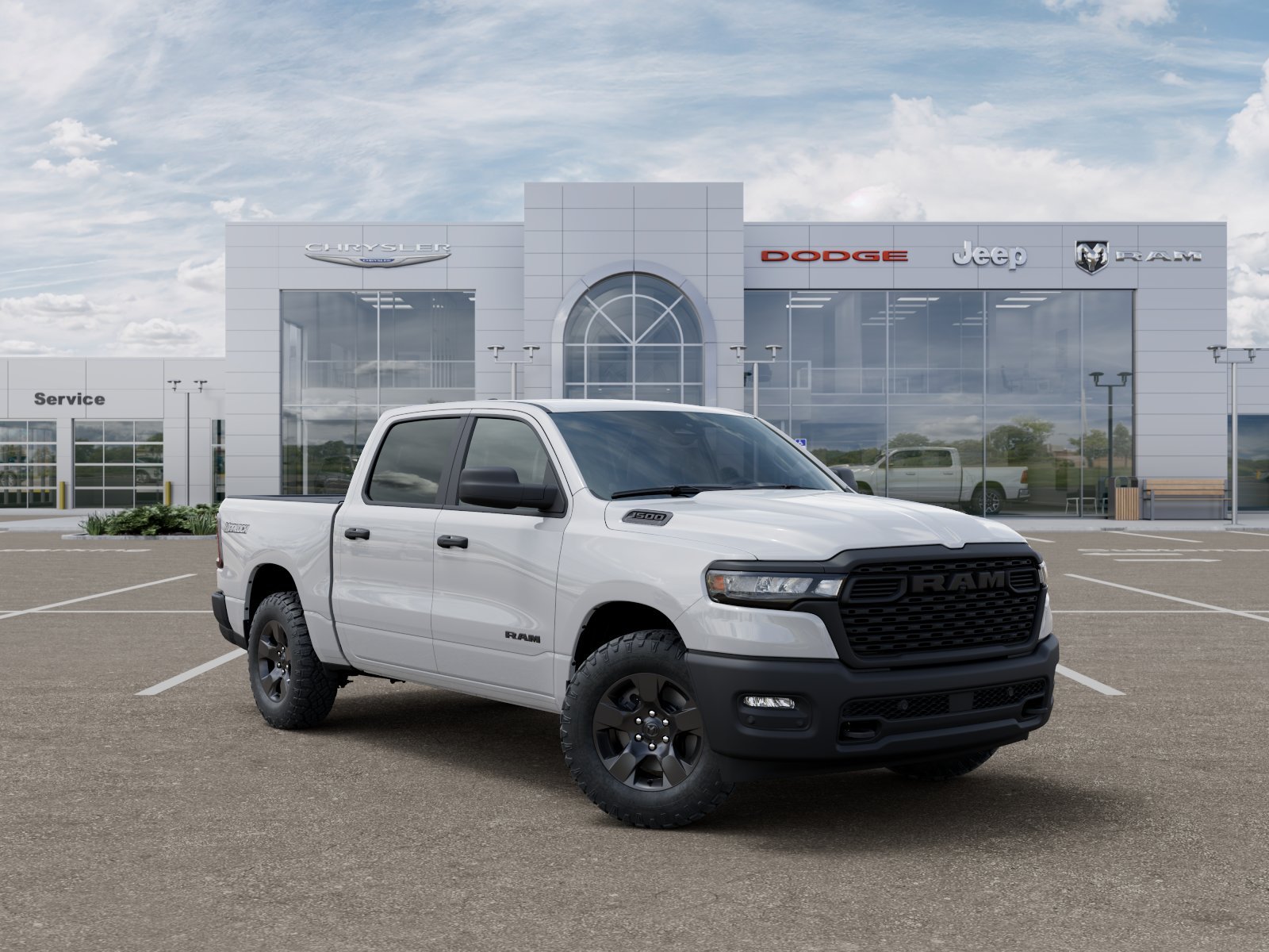 New 2026 Bright White Clear-Coat Exterior Paint RAM Warlock image 32