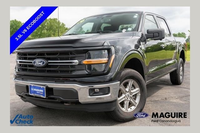 Used 2024 Agate Black Metallic Ford XLT image 1
