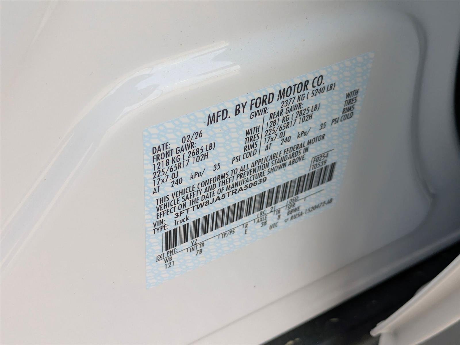 New 2026 Oxford White Ford XLT image 35