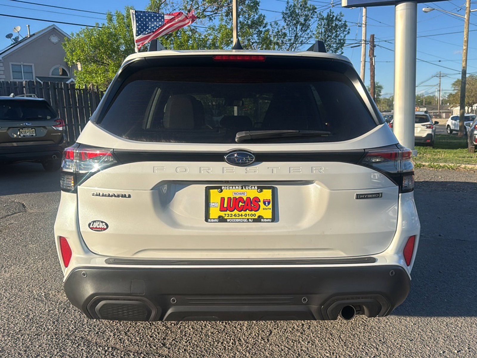 Used 2025 Crystal White Pearl Subaru Limited Hybrid image 6