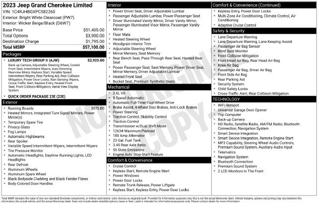 Used 2023 White Jeep Limited image 10