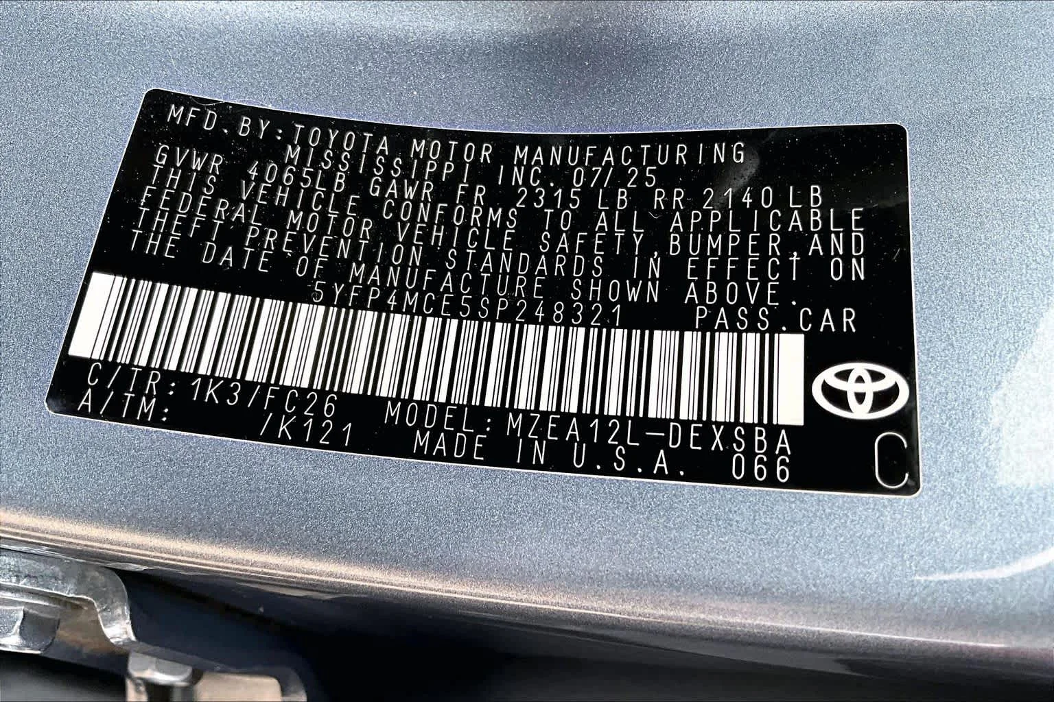 Used 2025 Celestite Toyota SE image 35