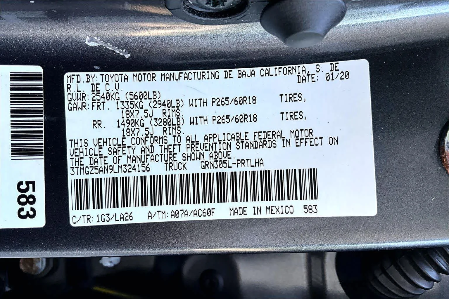 Used 2020 Magnetic Gray Metallic Toyota Limited image 37