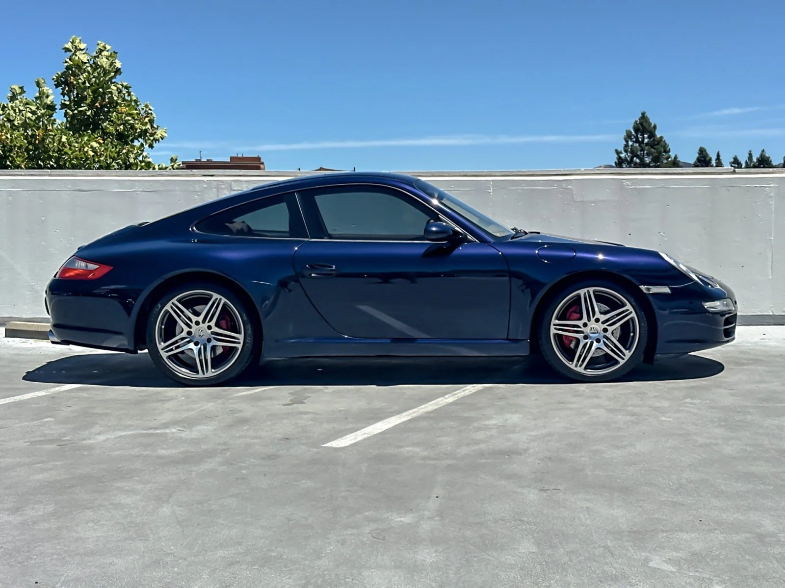 Used 2008 Midnight Blue Metallic Porsche Carrera S image 9