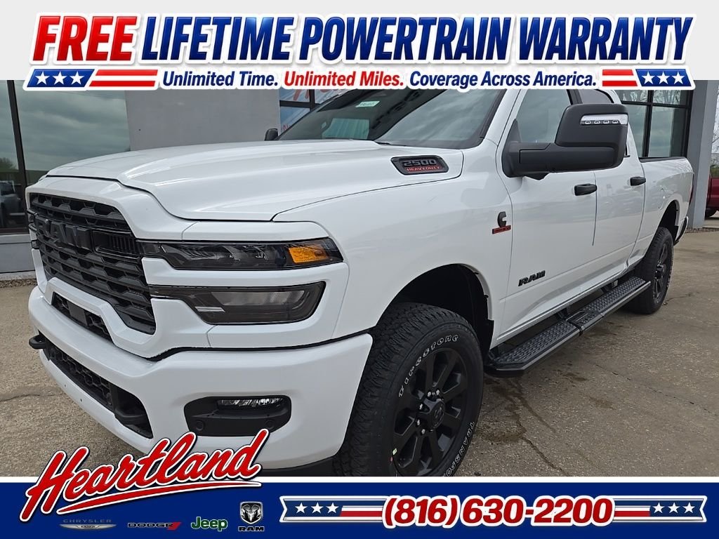 New 2026 Bright White Clear-Coat Exterior Paint RAM Big Horn image 2