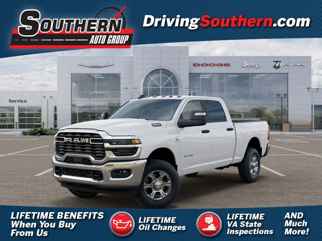New 2026 Bright White Clearcoat RAM Big Horn image 1