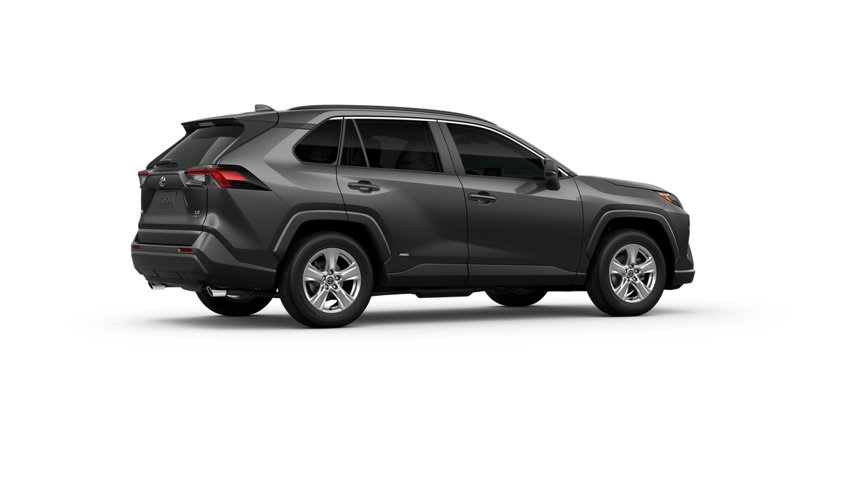 New 2025 Magnetic Gray Metallic Toyota Hybrid LE image 11