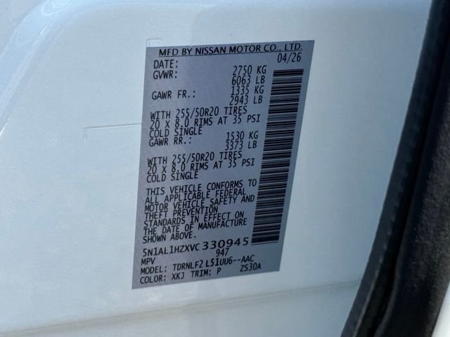 New 2027 2T RAD WHT INFINITI Autograph AWD image 16