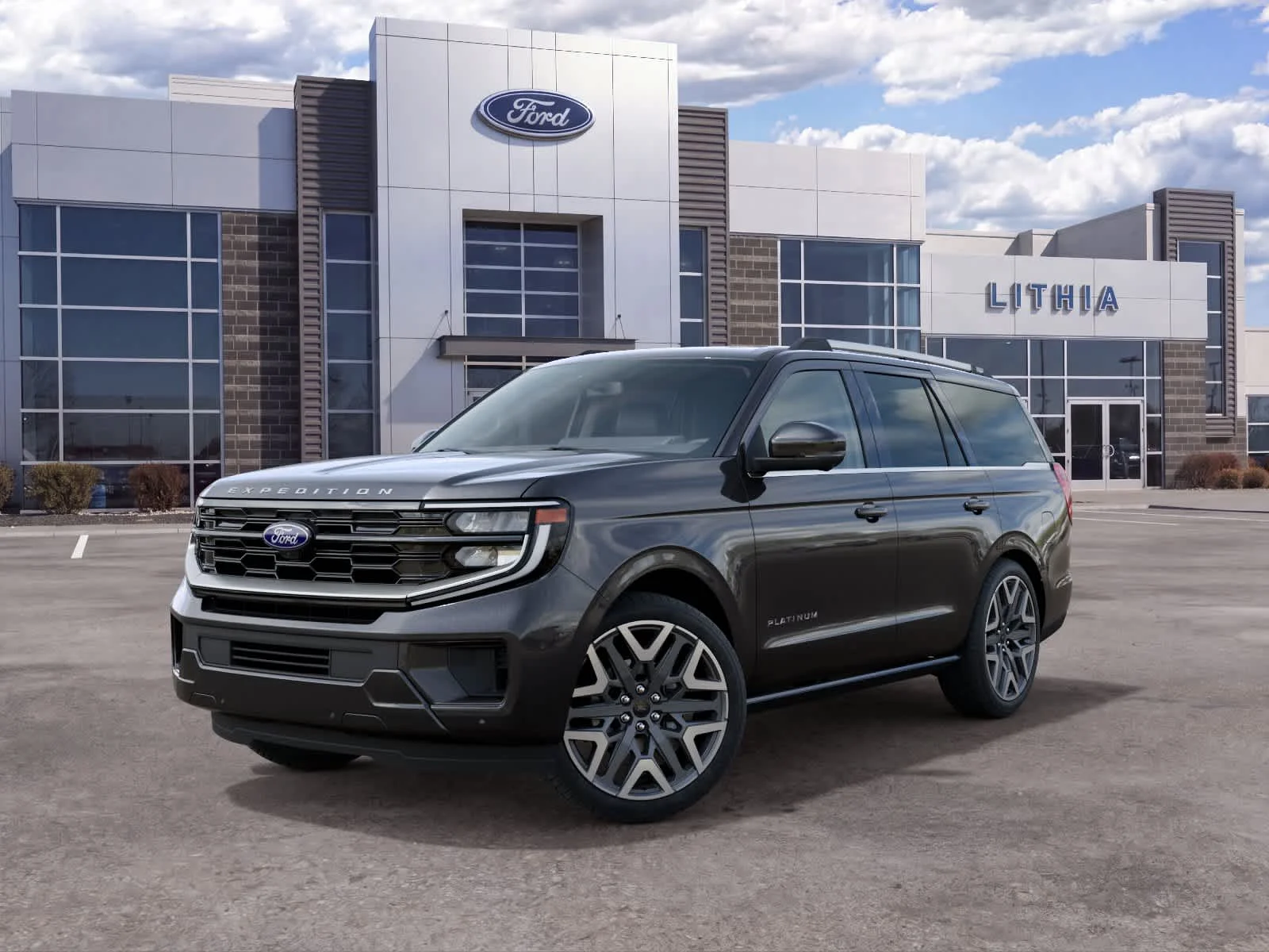 New 2027 Dark Matter Gray Metallic Ford Platinum image 2