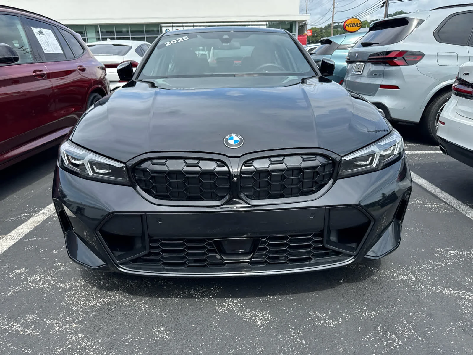 Used 2025 Black Sapphire Metallic BMW M340i xDrive image 4
