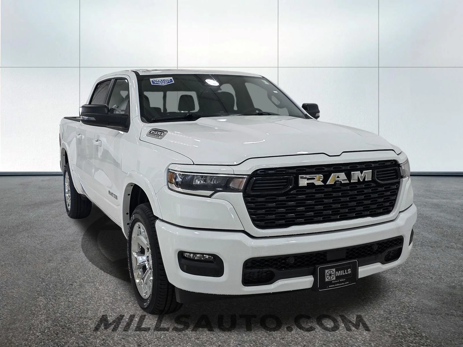New 2026 Bright White Clear-Coat Exterior Paint RAM Big Horn/Lone Star image 11