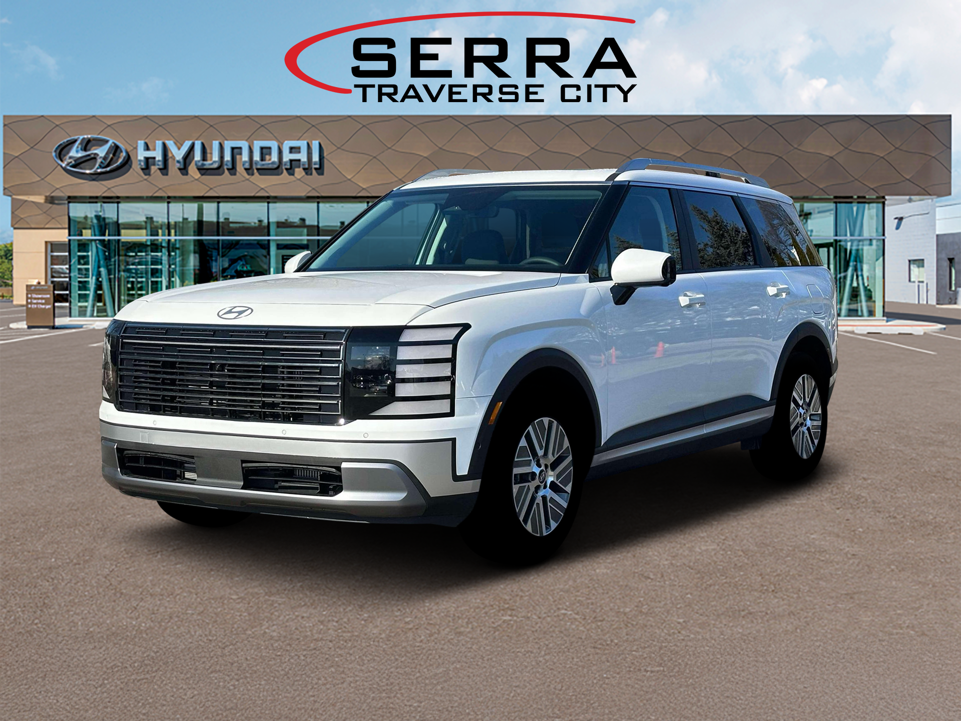 New 2026 White Hyundai SEL Premium 7P image 1