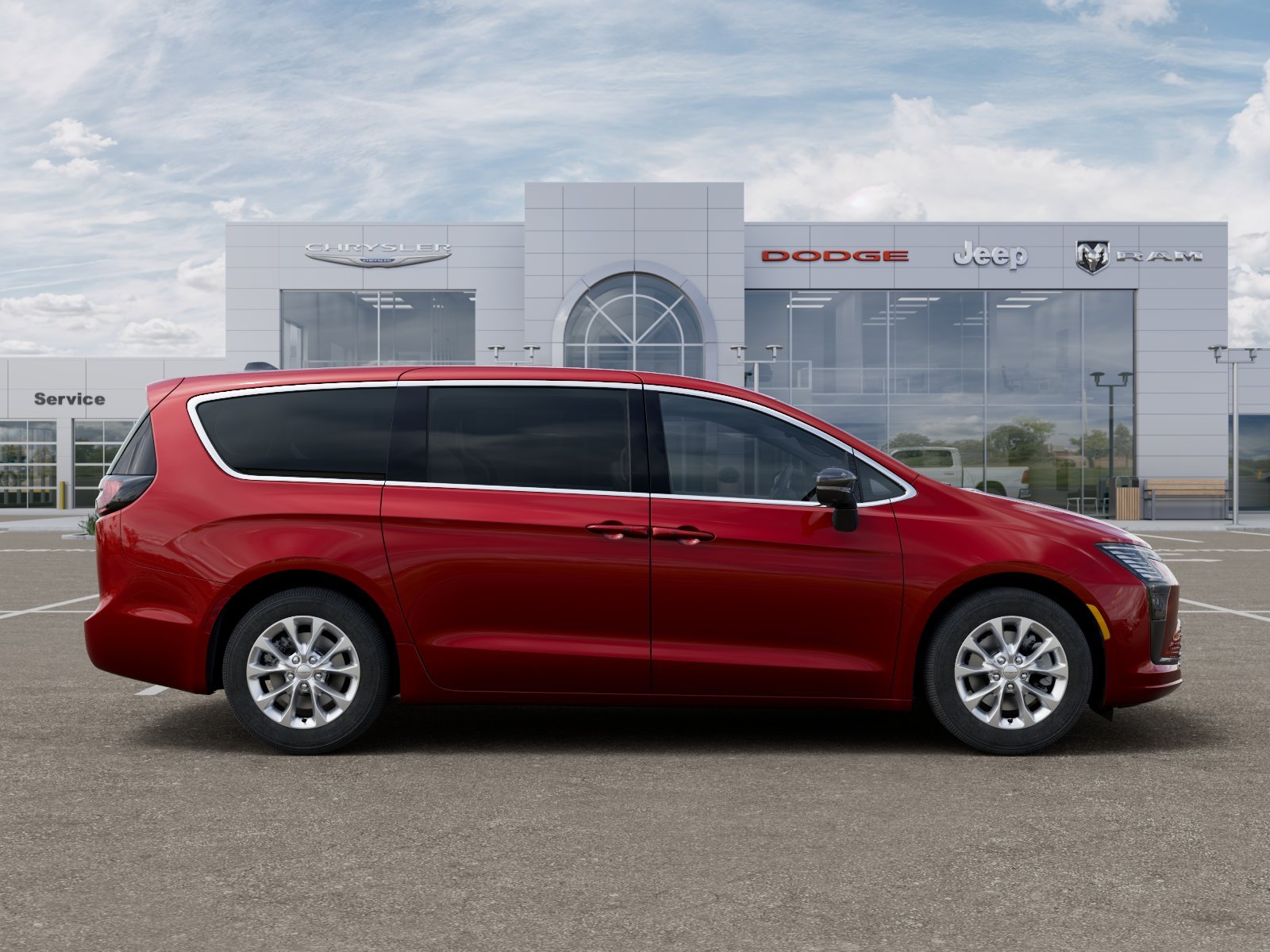 New 2027 Red Hot Pearl-Coat Exterior Paint Chrysler Select image 48