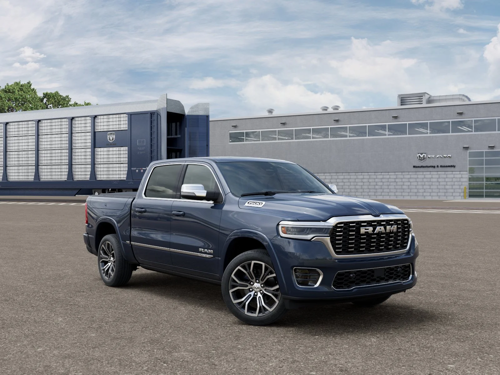 New 2026 Forged Blue Metallic Exterior Paint RAM Tungsten image 32
