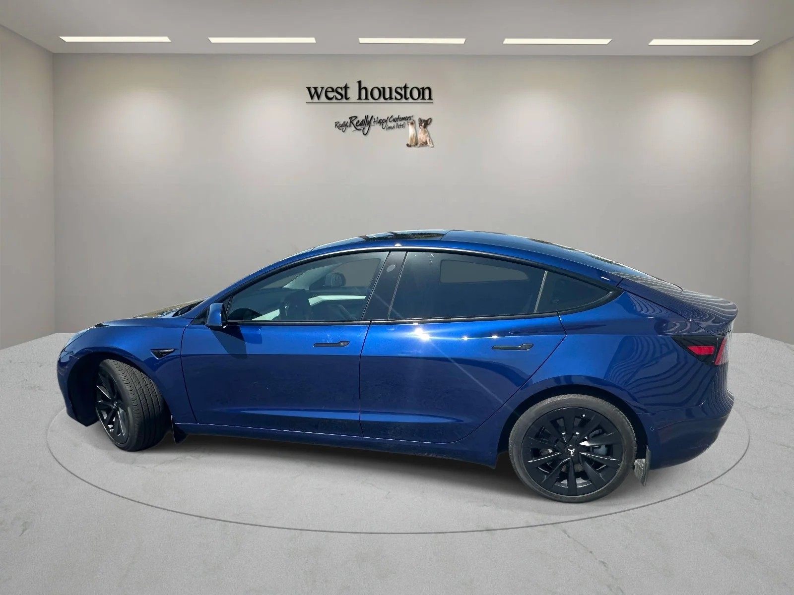 Used 2022 Blue Tesla RWD image 11