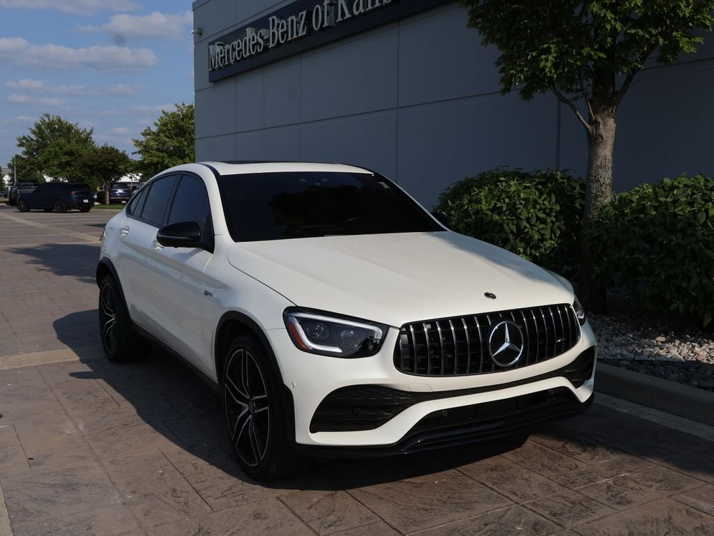 Used 2023 MANUFAKTUR Diamond White Metallic Mercedes-Benz GLC 43 AMG® image 1