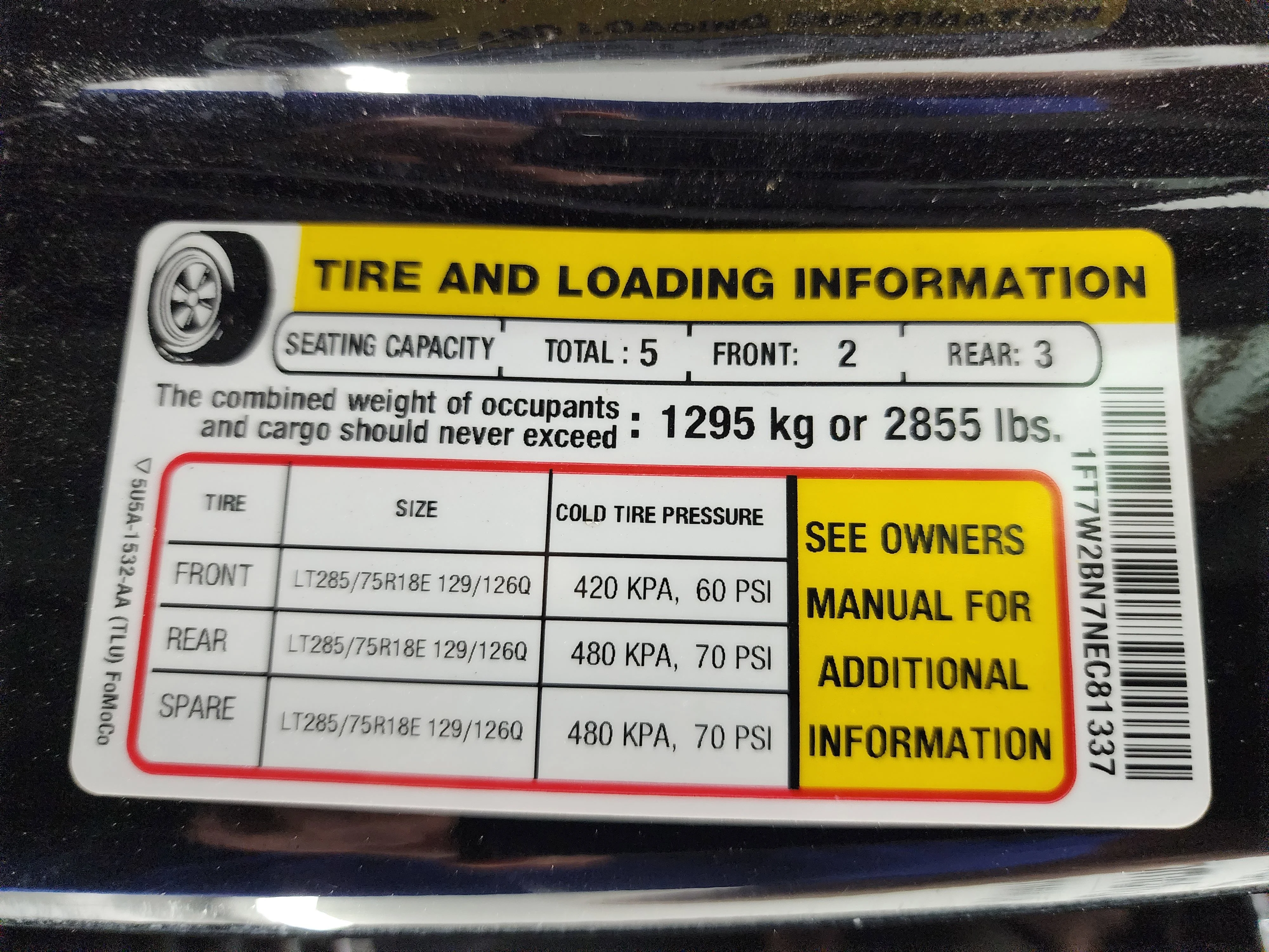 Used 2022 Agate Black Metallic Ford Lariat image 62