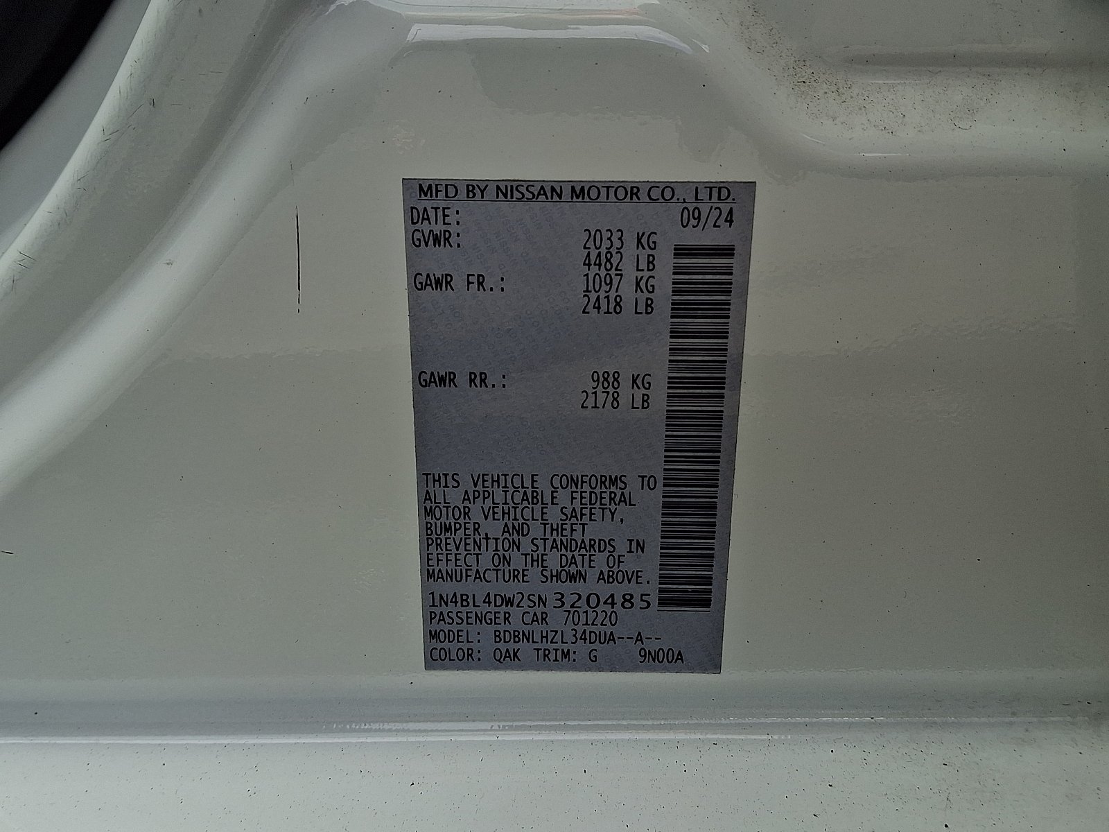 Used 2025 Pearl White Tricoat - QAB Nissan SV AWD image 26