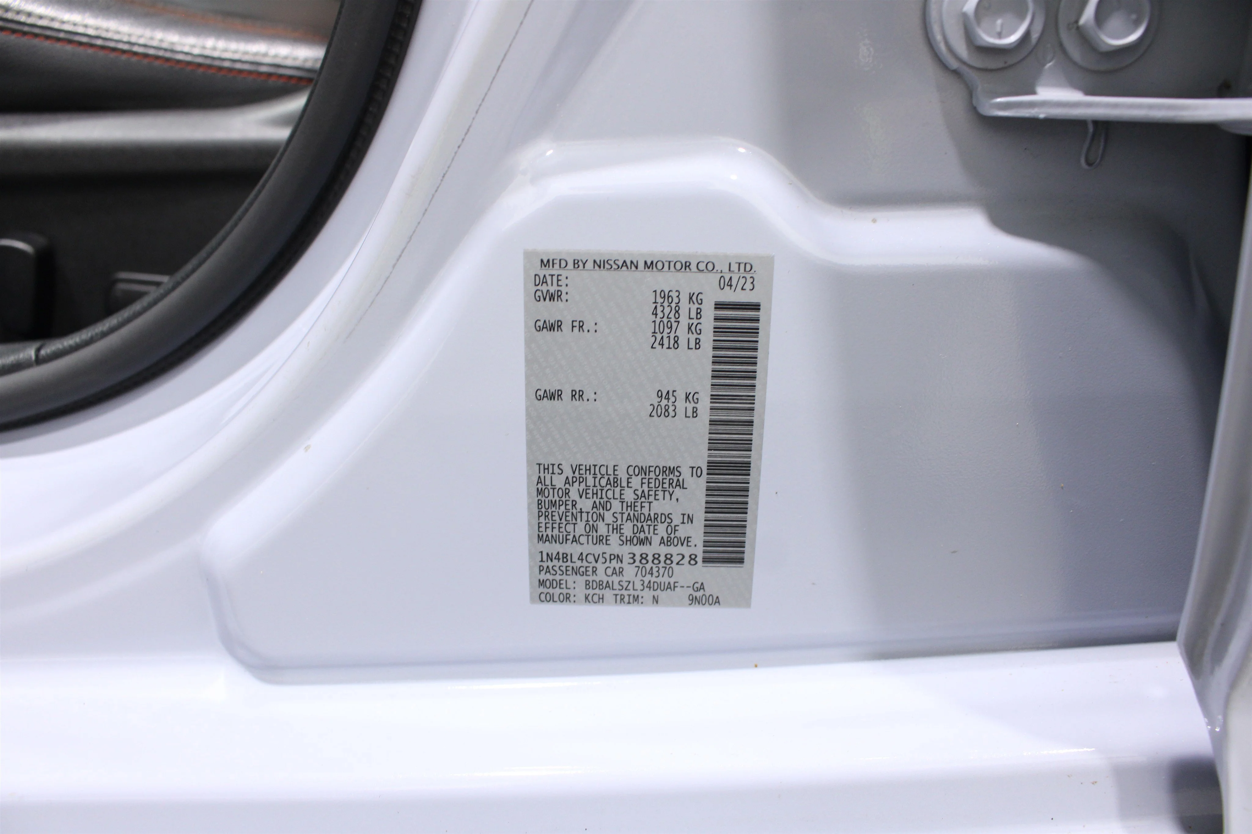 2023 Nissan Altima SR - Photo 36
