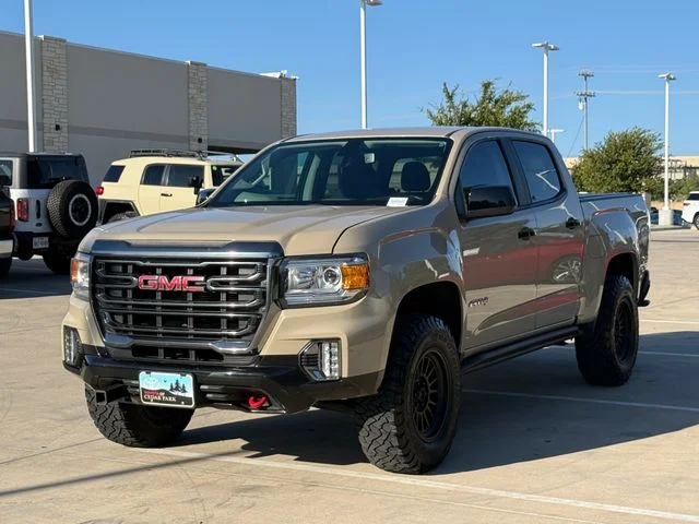 Used 2022 Desert Sand Metallic GMC AT4 w/Leather image 9