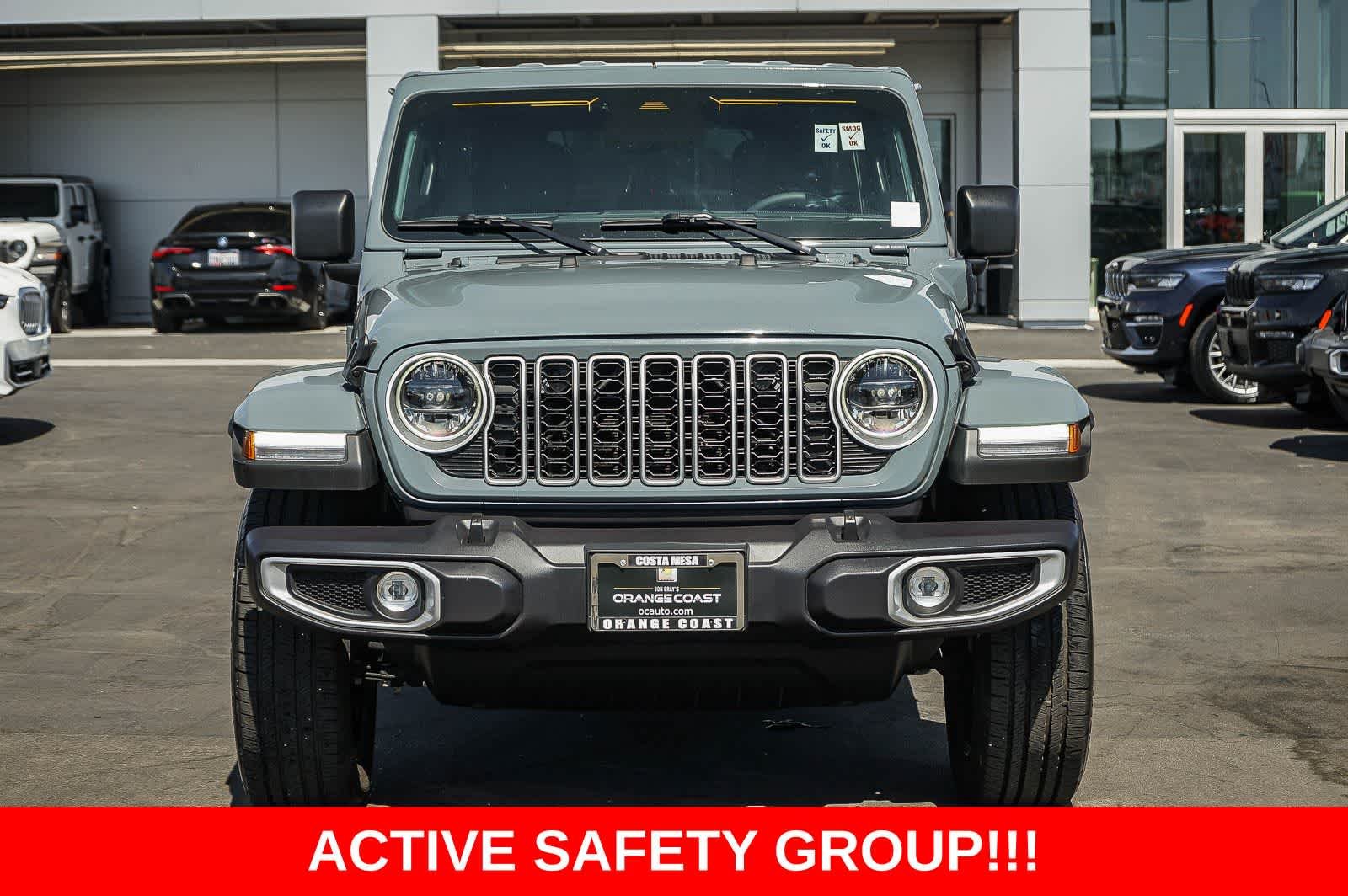 Used 2025 Jeep Wrangler 4xe Sahara 4XE with VIN 1C4RJXP60SW578929 for sale in Costa Mesa, CA