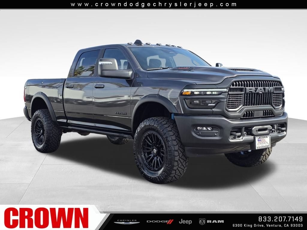 New 2025 Granite Crystal Metallic Clear-Coat Exterior Paint RAM Power Wagon image 3