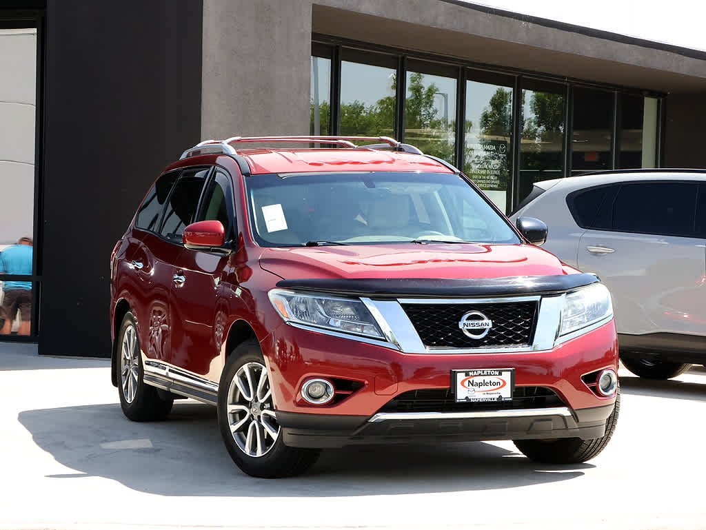 Used 2015 Nissan Pathfinder SL with VIN 5N1AR2MM7FC604165 for sale in Naperville, IL