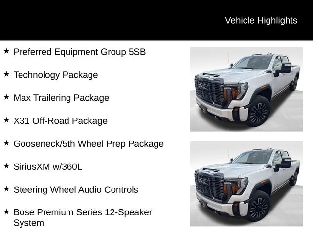 Used 2024 White GMC Denali Ultimate image 5