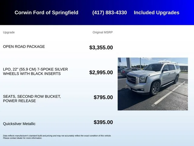 Used 2016 Silver GMC SLT image 5