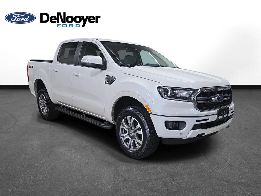 Used 2020 White Platinum Clearcoat Metallic Ford Lariat image 3