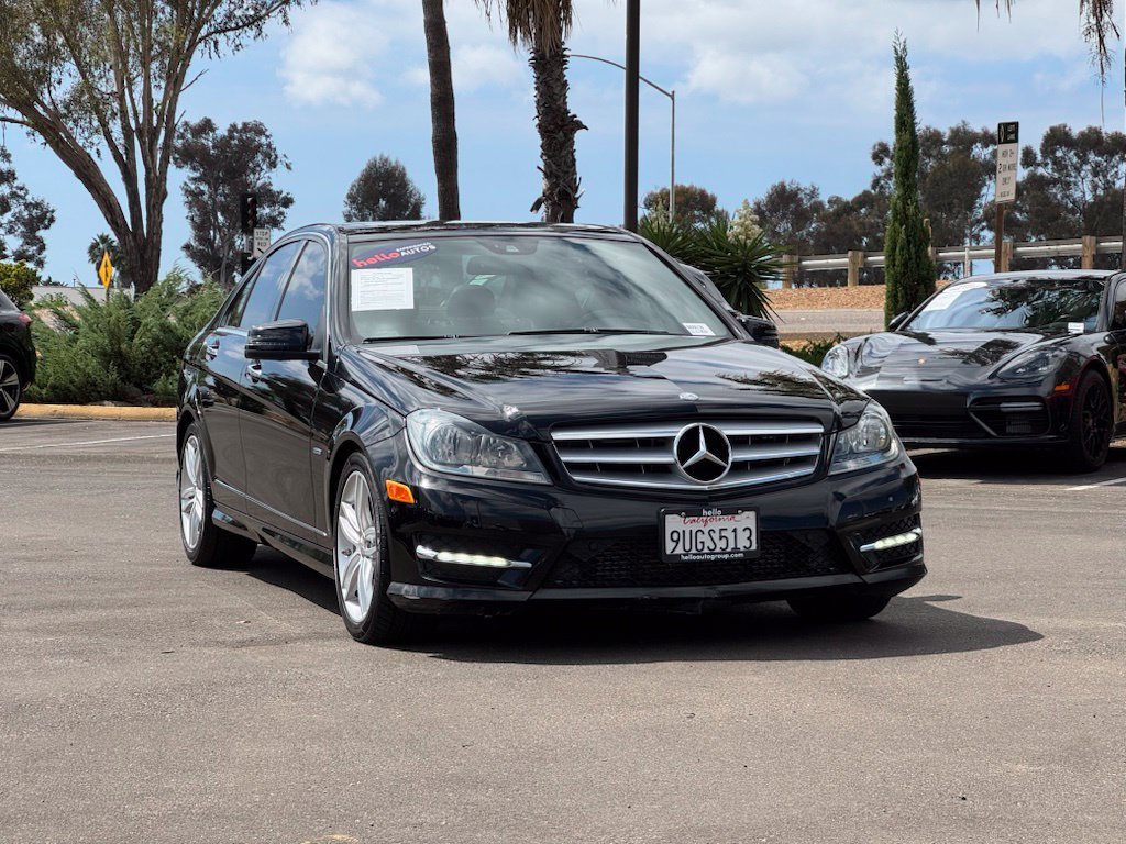 Used 2012 Mercedes-Benz C-Class C250 Luxury with VIN WDDGF4HB2CR216884 for sale in San Diego, CA