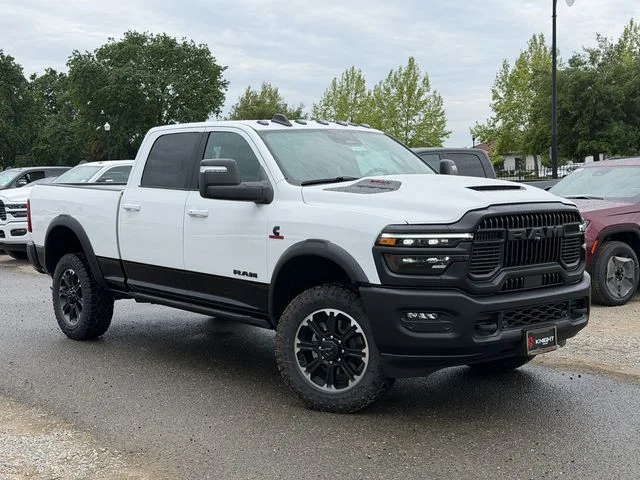 New 2026 Bright White Clear-Coat Exterior Paint RAM Rebel image 2