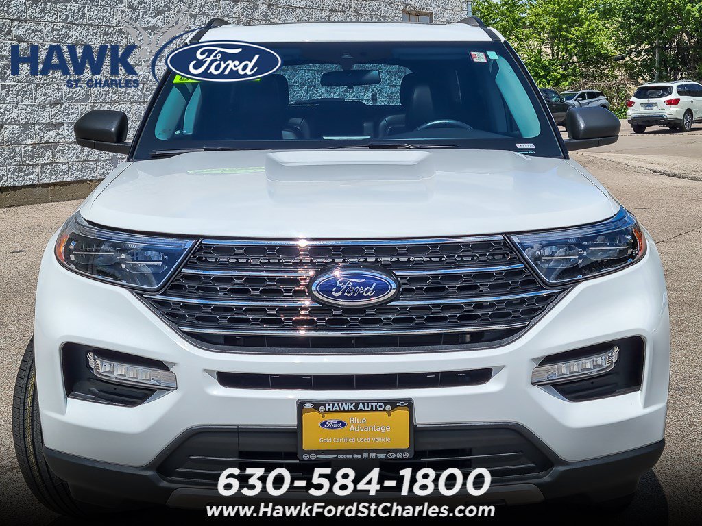 Certified Used 2023 White Metallic Ford XLT image 4