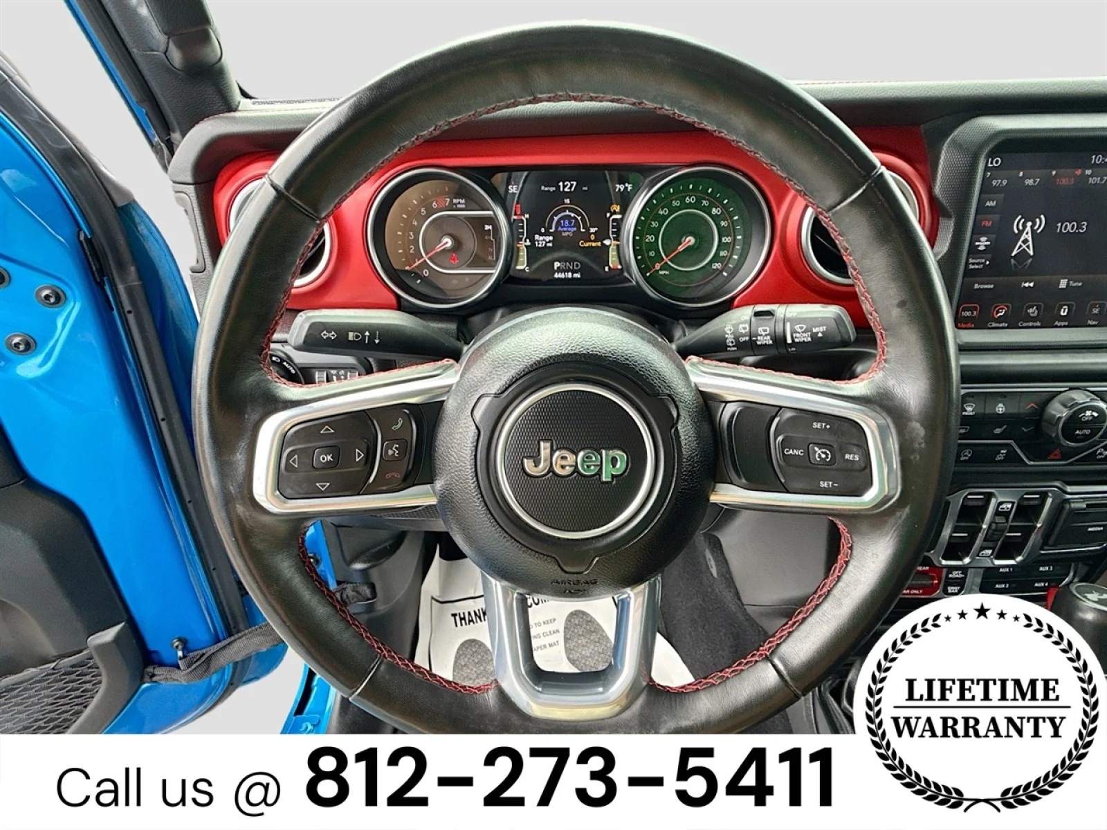 Used 2022 Blue Jeep Unlimited Rubicon image 11