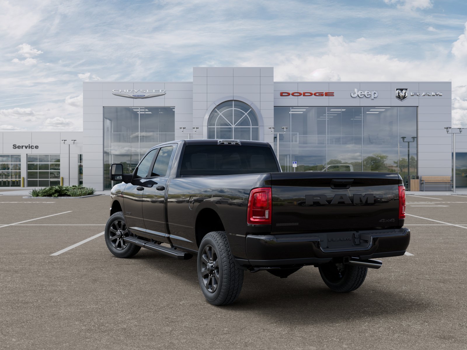 New 2026 Diamond Black Crystal Pearl-Coat Exterior Paint RAM Big Horn image 32