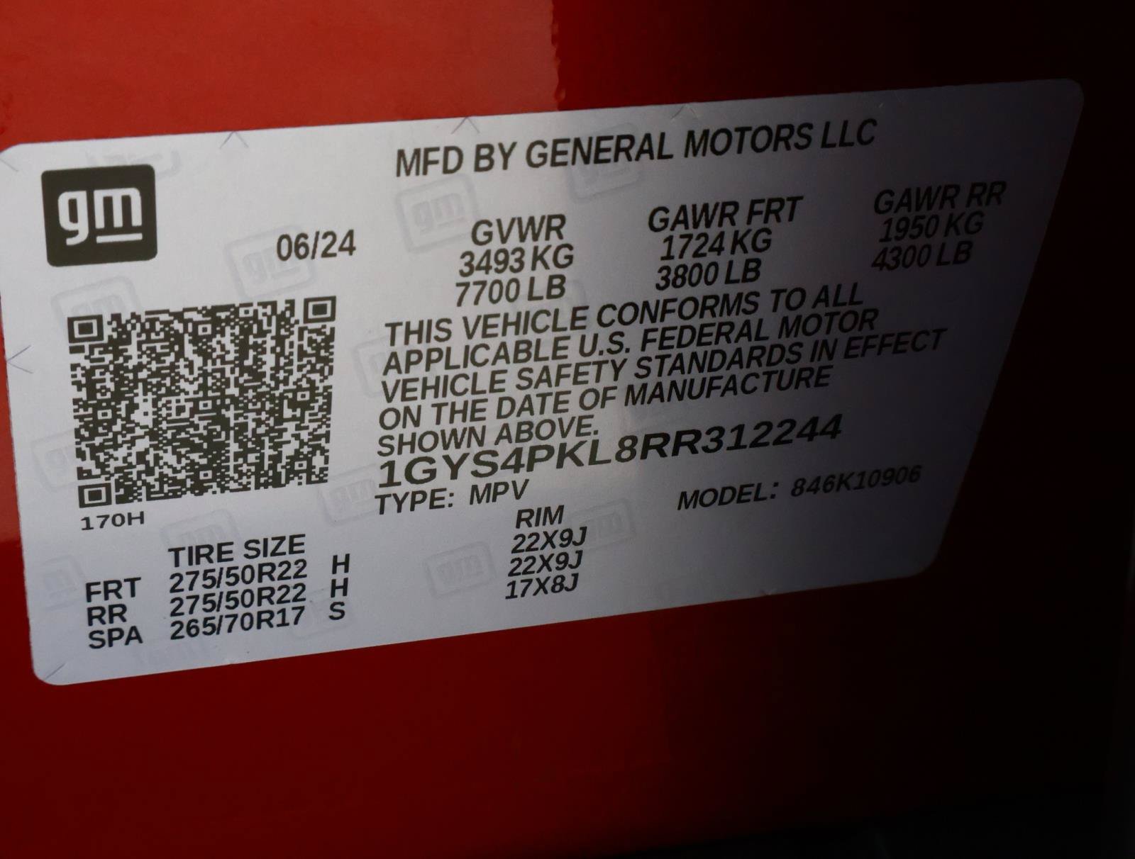Certified Used 2024 Radiant Red Tintcoat Cadillac Sport image 30