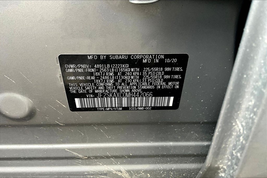 Used 2021 Silver Subaru Touring image 19