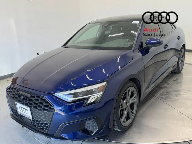 Used 2024 Blue Audi 40 Premium Plus image 4
