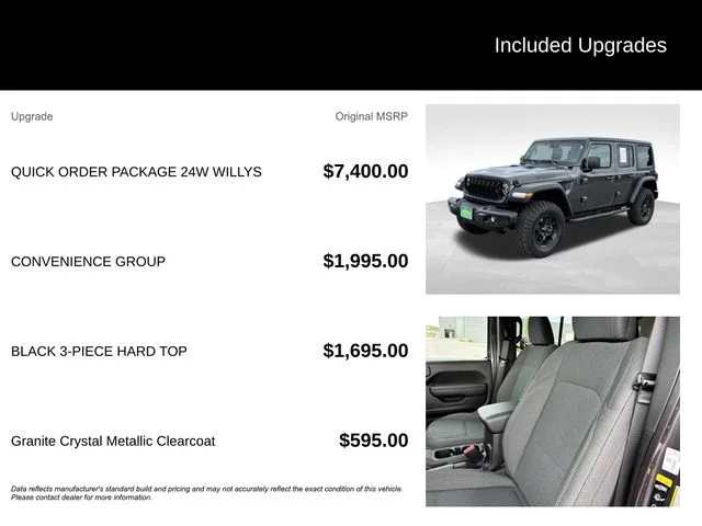 Used 2024 Gray Jeep Willys image 5