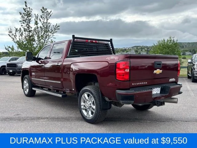 Used 2017 BUTTE RED METALLIC Chevrolet High Country image 3