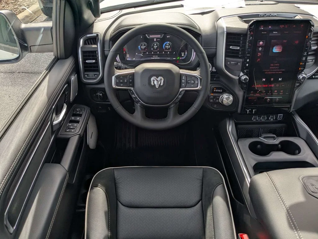 New 2026 Bright White Clear-Coat Exterior Paint RAM Laramie image 16