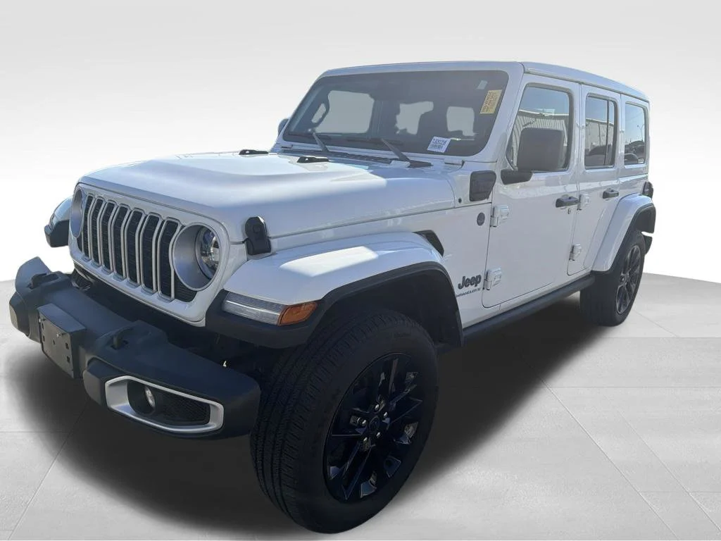 Used 2025 White Jeep Sahara 4xe image 6