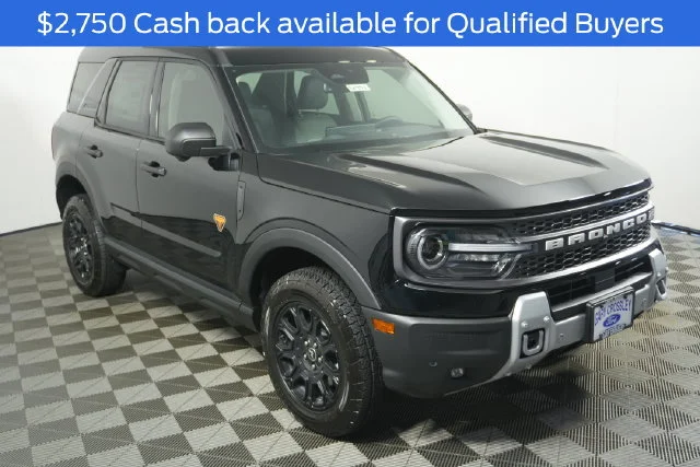 New 2026 Shadow Black Ford Badlands® image 2