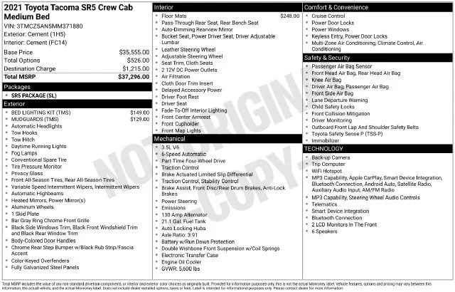 Used 2021 Gray Toyota SR5 image 31