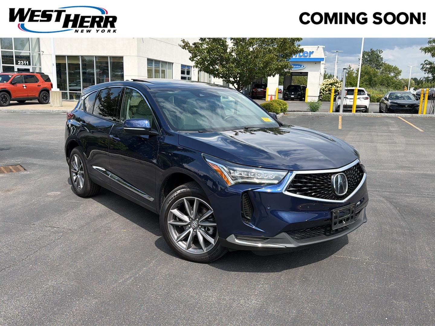 Used 2024 Fathom Blue Pearl Acura SH-AWD w/Tech image 1