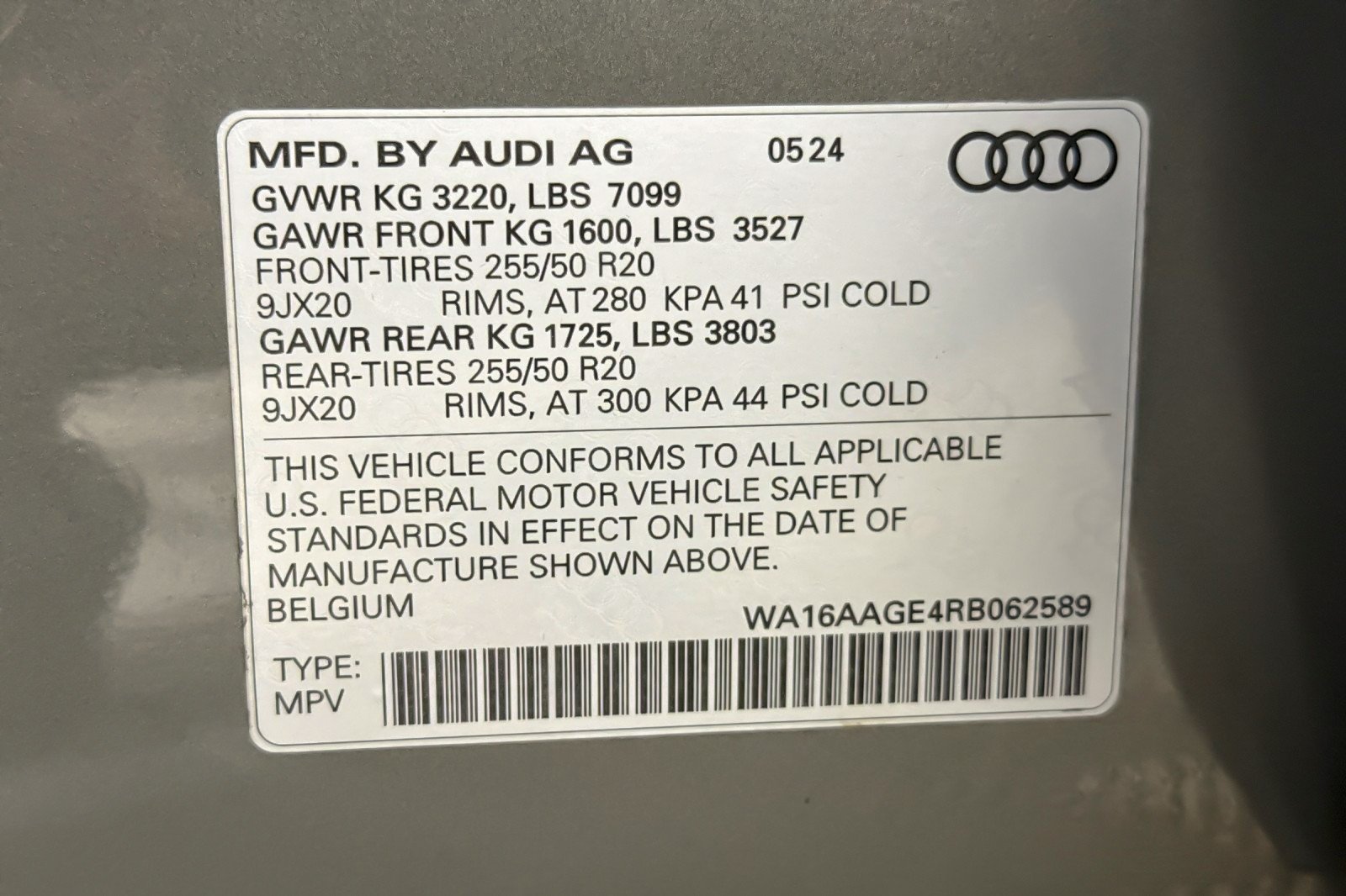 Used 2024 Chronos Gray Metallic Audi Prestige quattro image 28