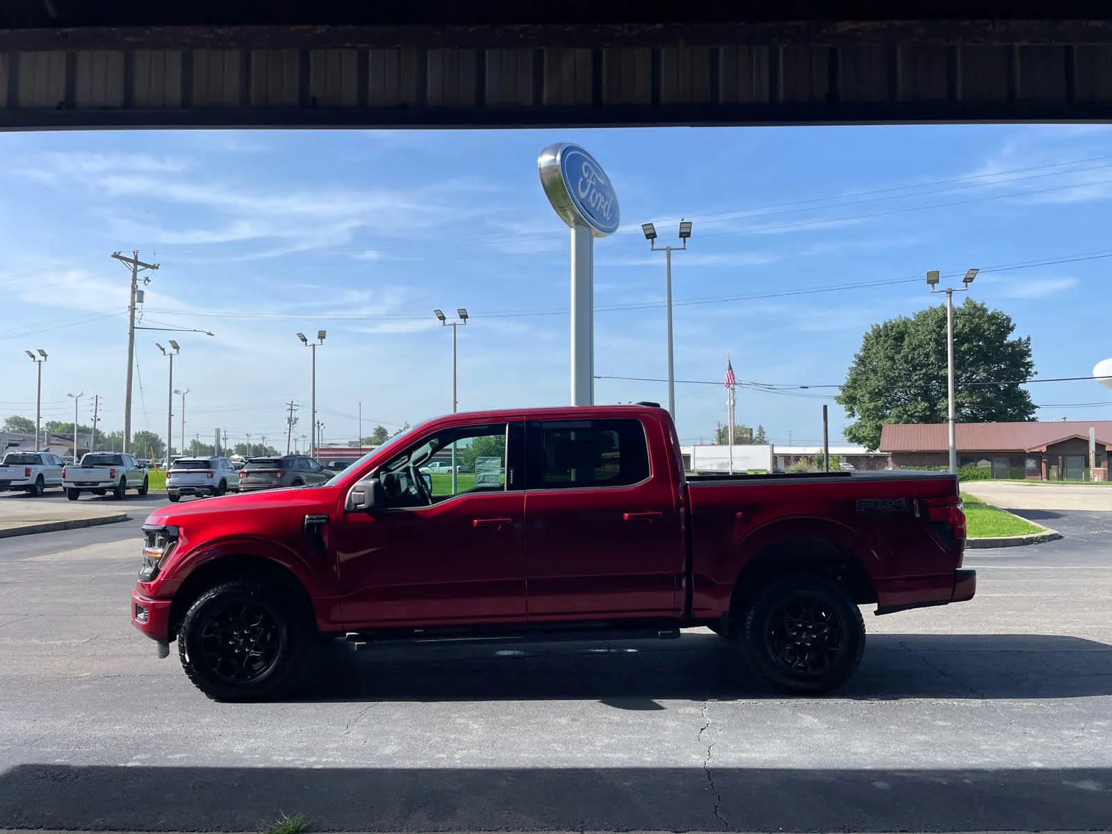 New 2026 Ruby Red Metallic Tinted Clearcoat Ford XLT image 3