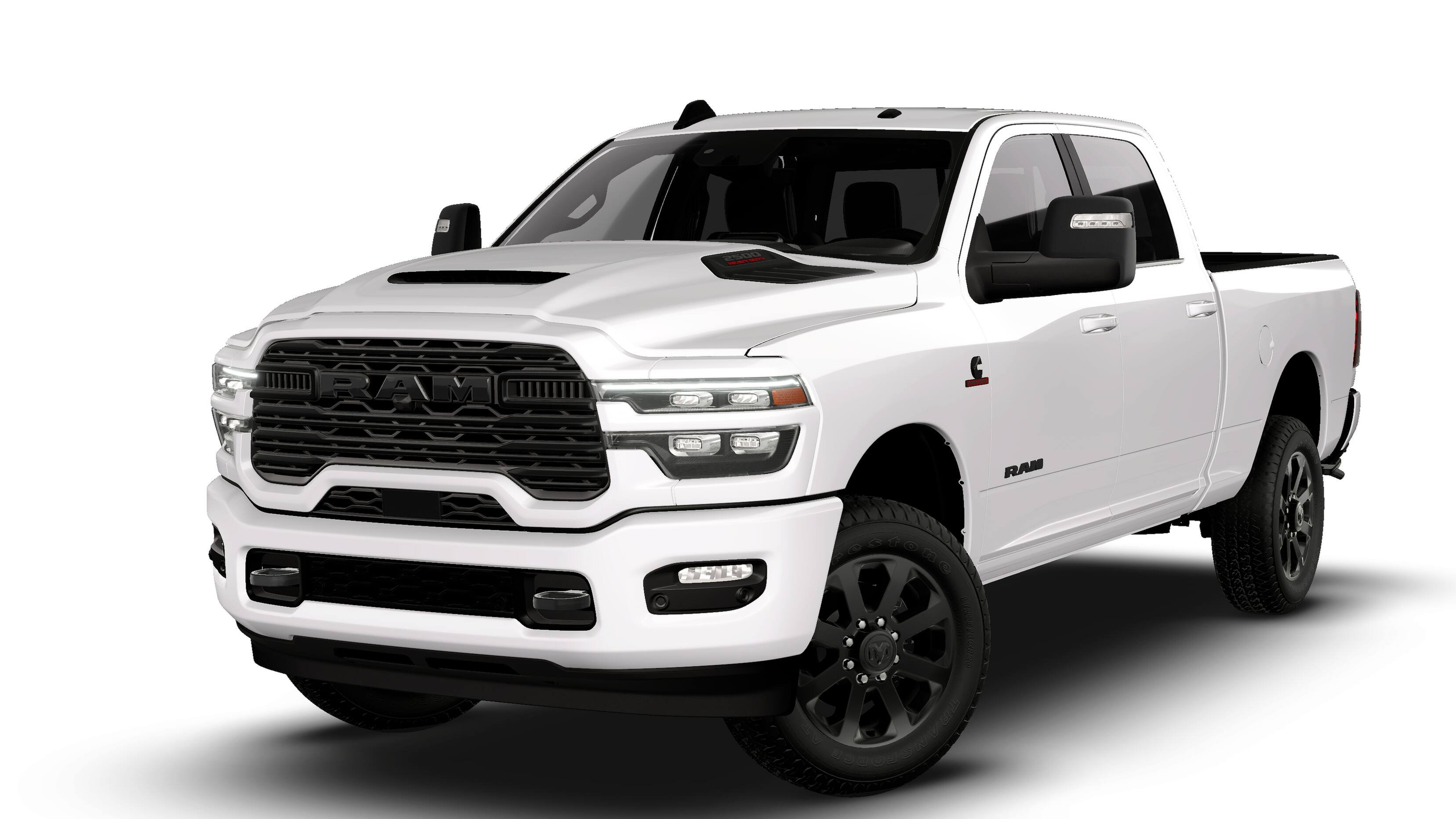 New 2026 Bright White Clear-Coat Exterior Paint RAM LARAMIE image 13