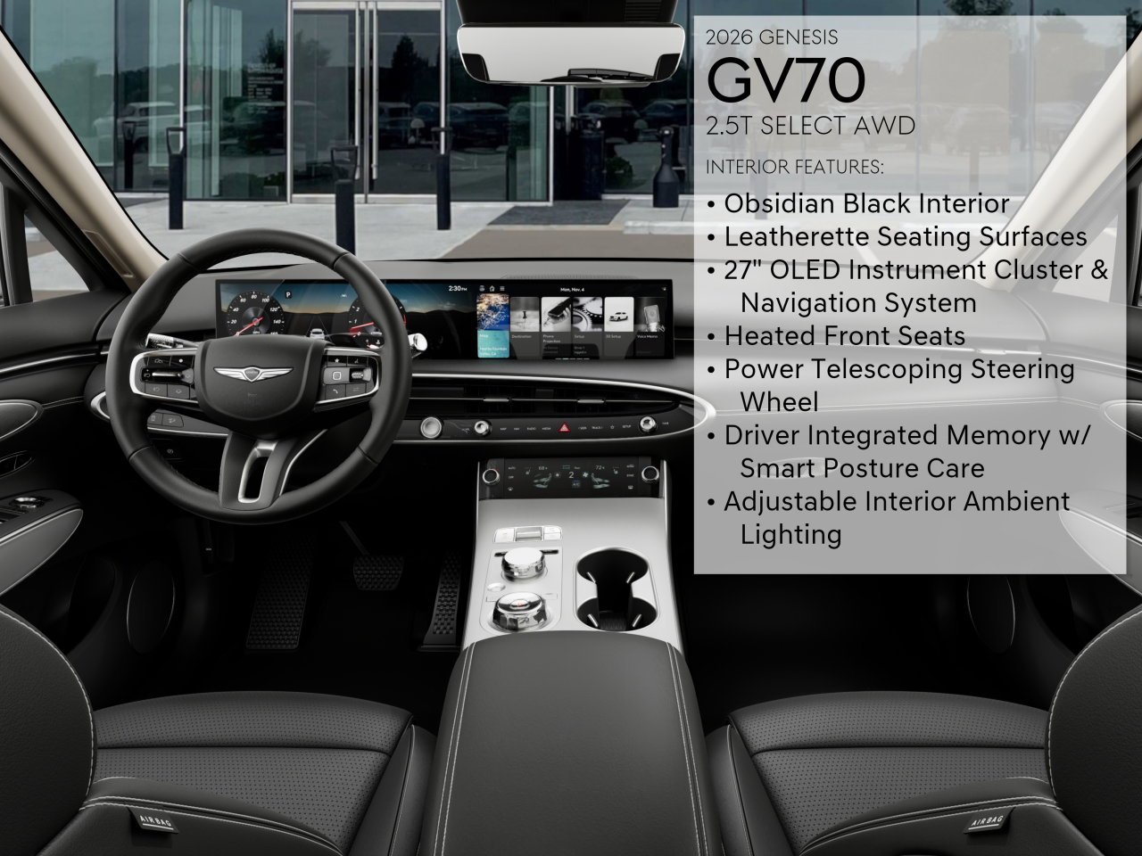 New 2026 White Genesis 2.5T SELECT image 17